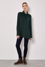 Apricot Soft Touch Mock Nk Oversized Top