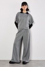 Apricot Invert Pleat Wide Tailored Trouser