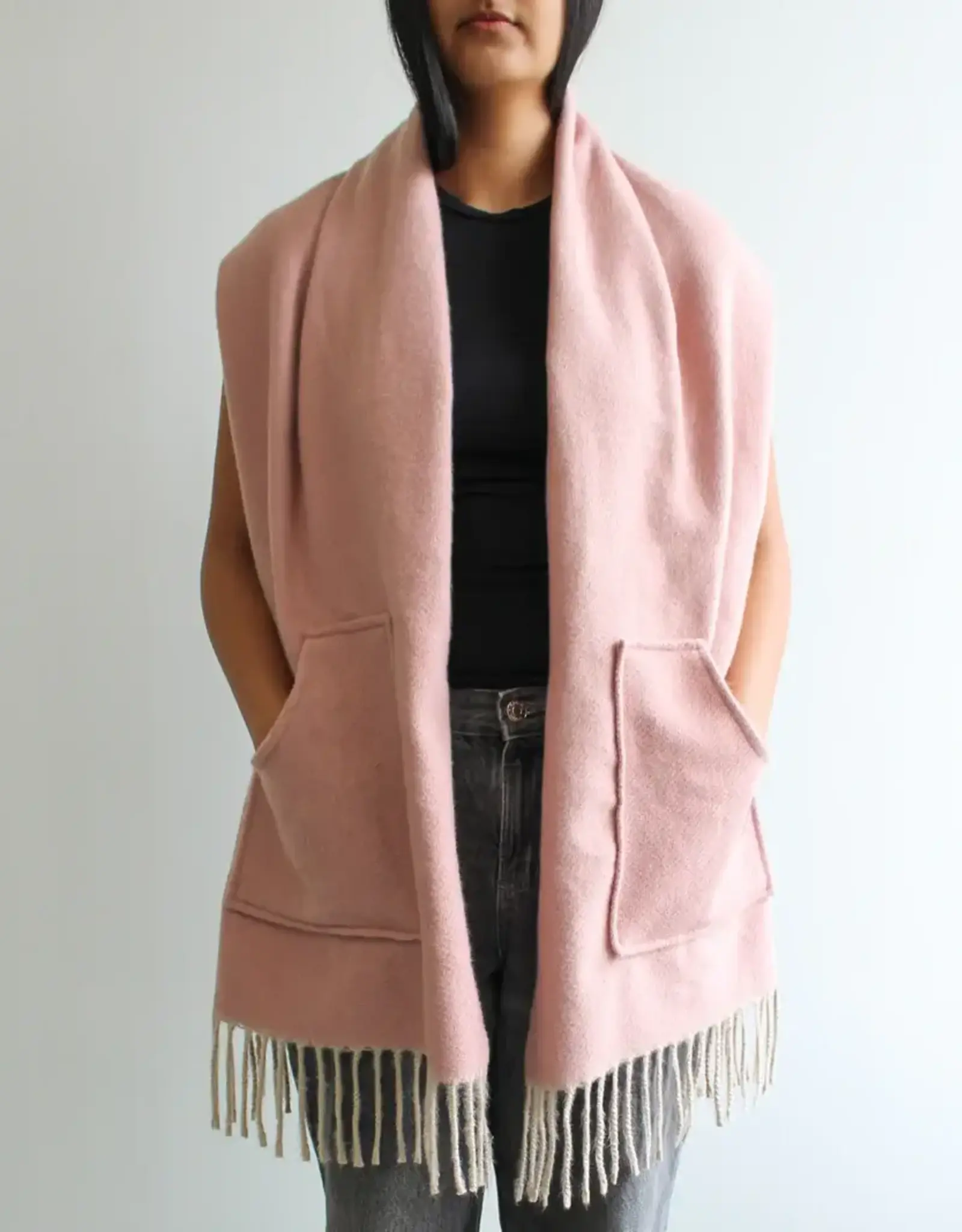 By Chance ByChance Jane Pocket Winter Scarf Pink