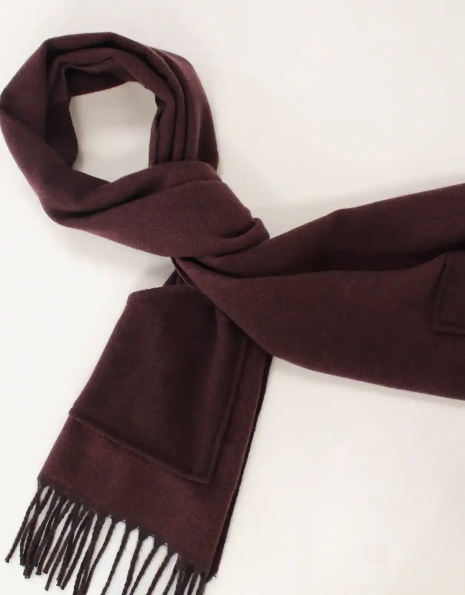 By Chance ByChance Jane Pocket Winter Scarf Burgandy