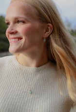 Glee Glee Anastasia Necklace - Amazonite Clear