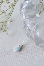 Glee Glee Anastasia Necklace - Amazonite Clear