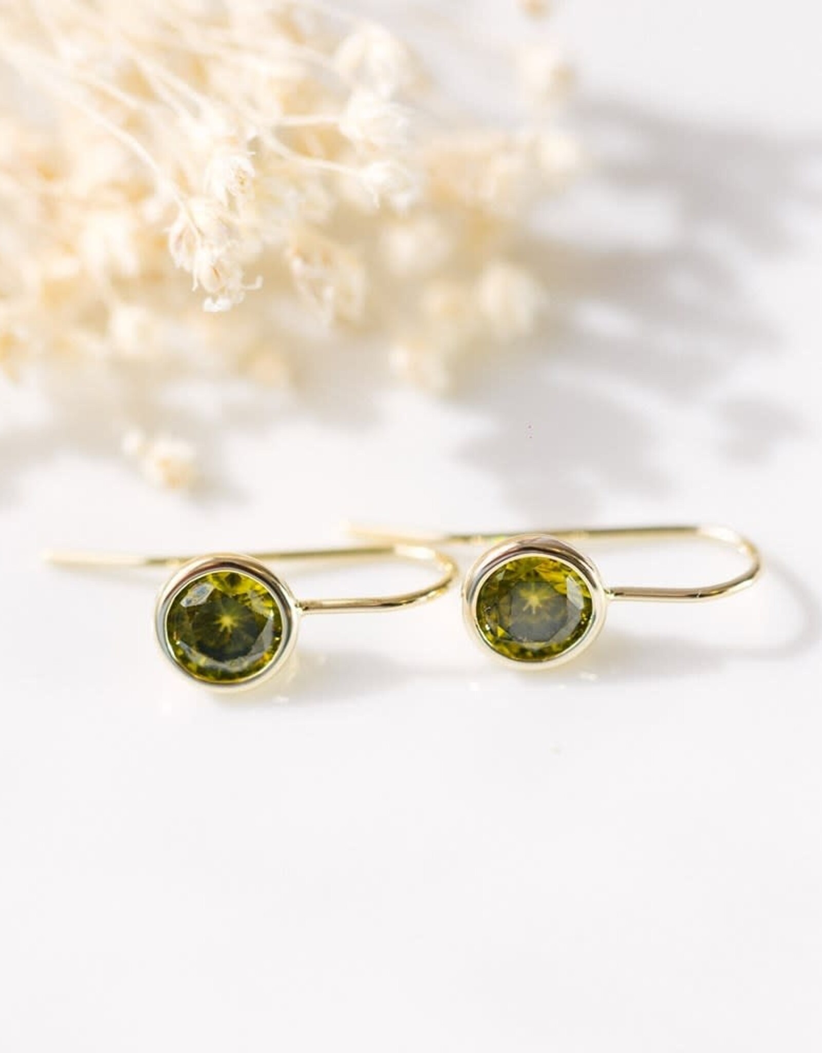 Glee Glee Dazzle Earrings Moss Green