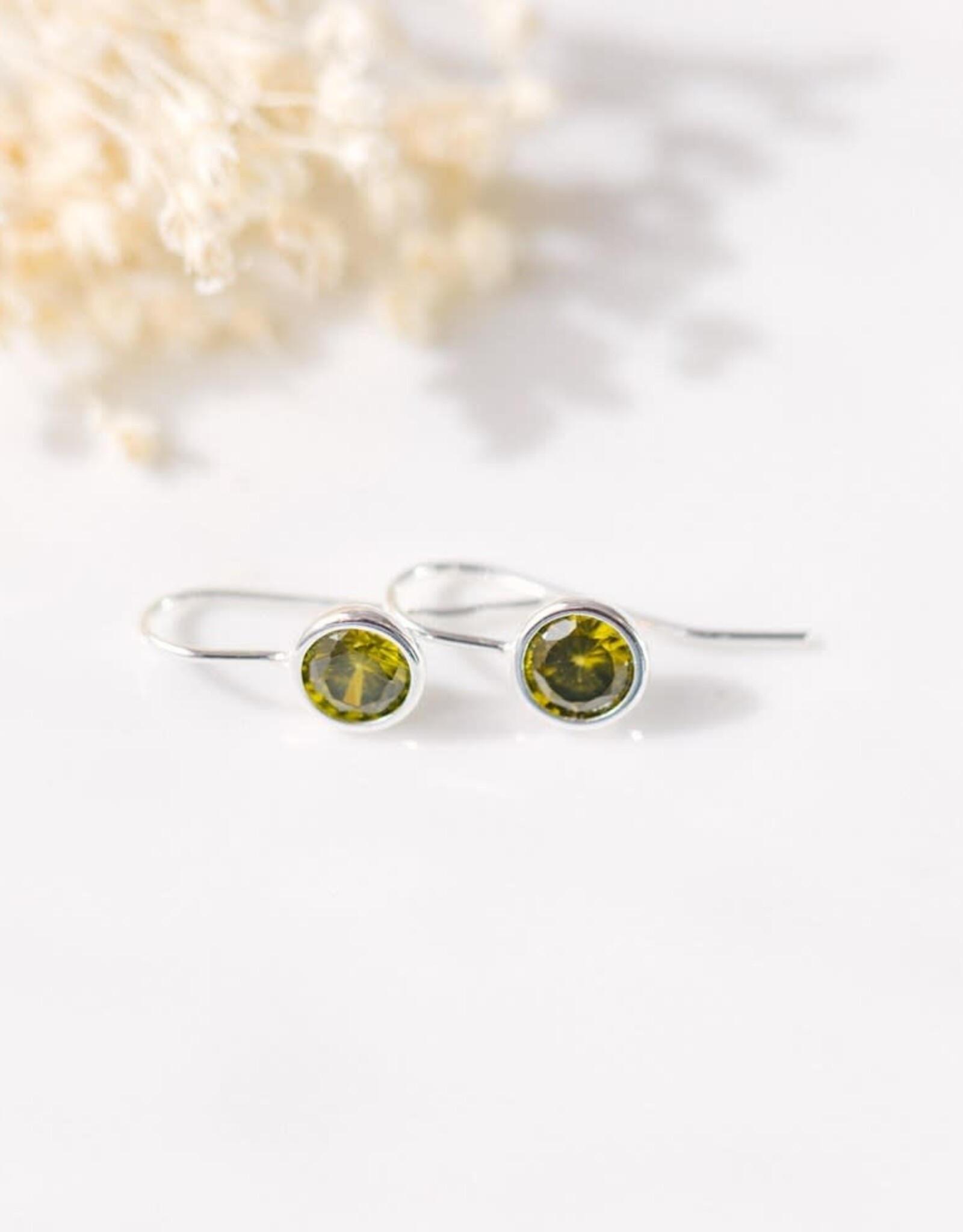 Glee Glee Dazzle Earrings Moss Green