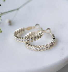 Glee Glee Front and Center Hoops - Clear