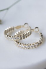 Glee Glee Front and Center Hoops - Clear