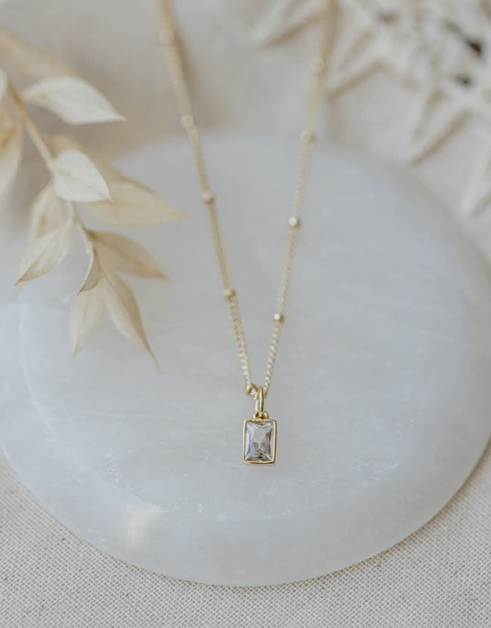 Glee Glee Glim Necklace - Clear