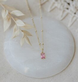 Glee Glee Glim Necklace - Pink