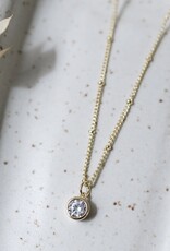 Glee Glee Luster Necklace - Clear