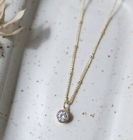 Glee Glee Luster Necklace - Clear