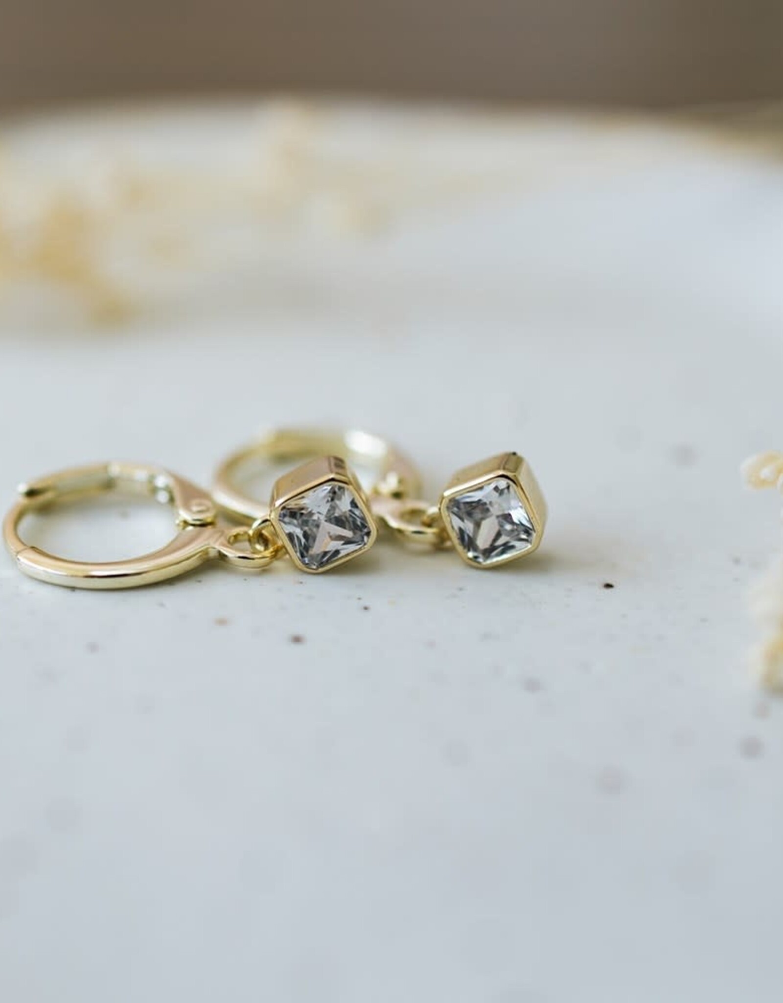 Glee Glee Prism Hoops - Clear