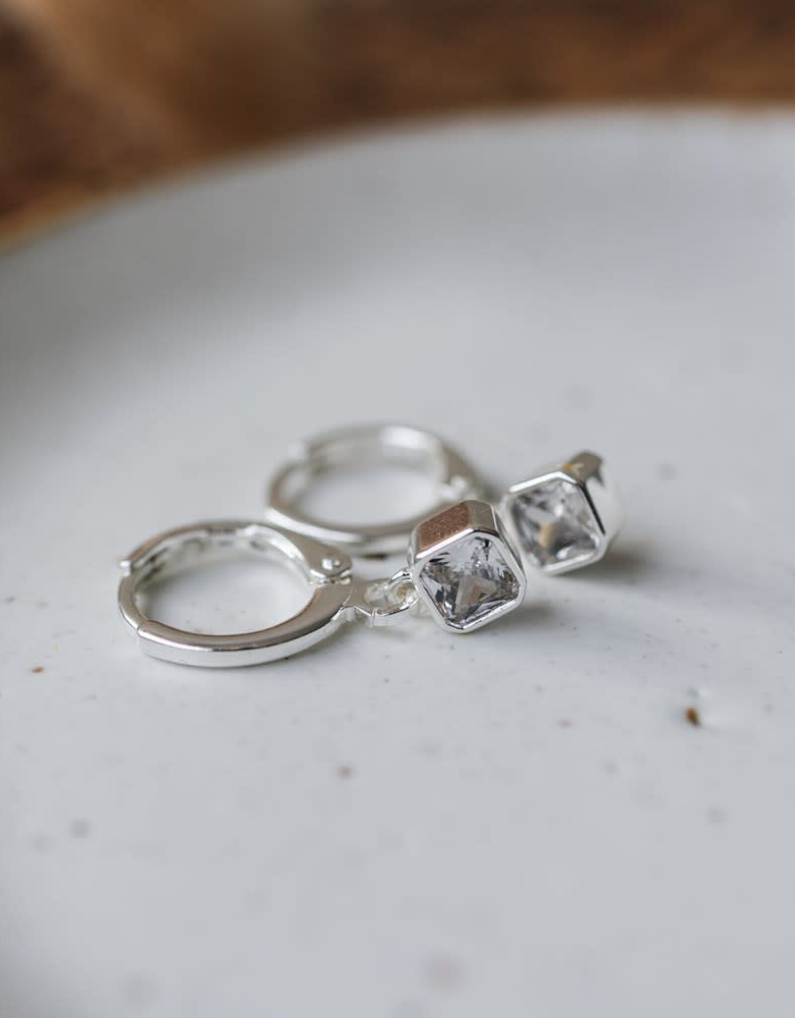 Glee Glee Prism Hoops - Clear