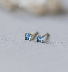 Glee Glee Shimmer Studs - Aqua