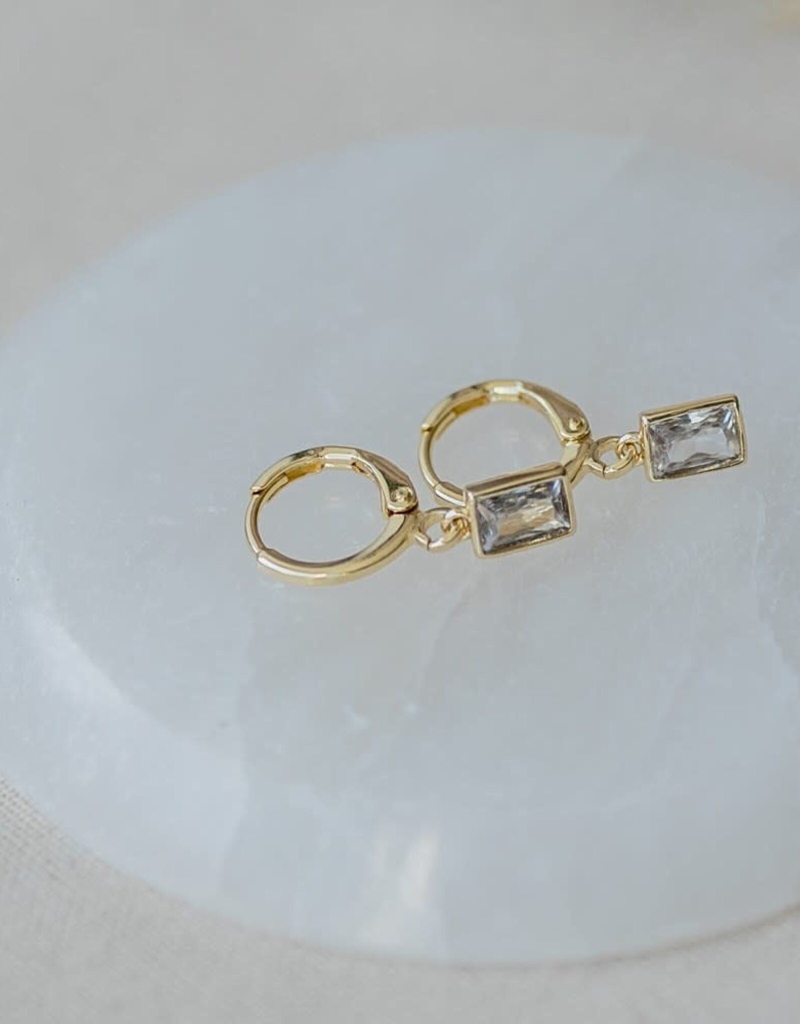 Glee Glee Shine Hoops - Clear