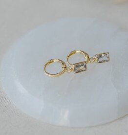 Glee Glee Shine Hoops - Clear