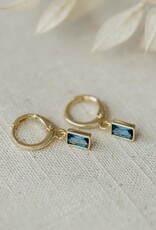 Glee Glee Shine Hoops - Sky Blue