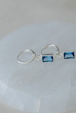 Glee Glee Shine Hoops - Sky Blue