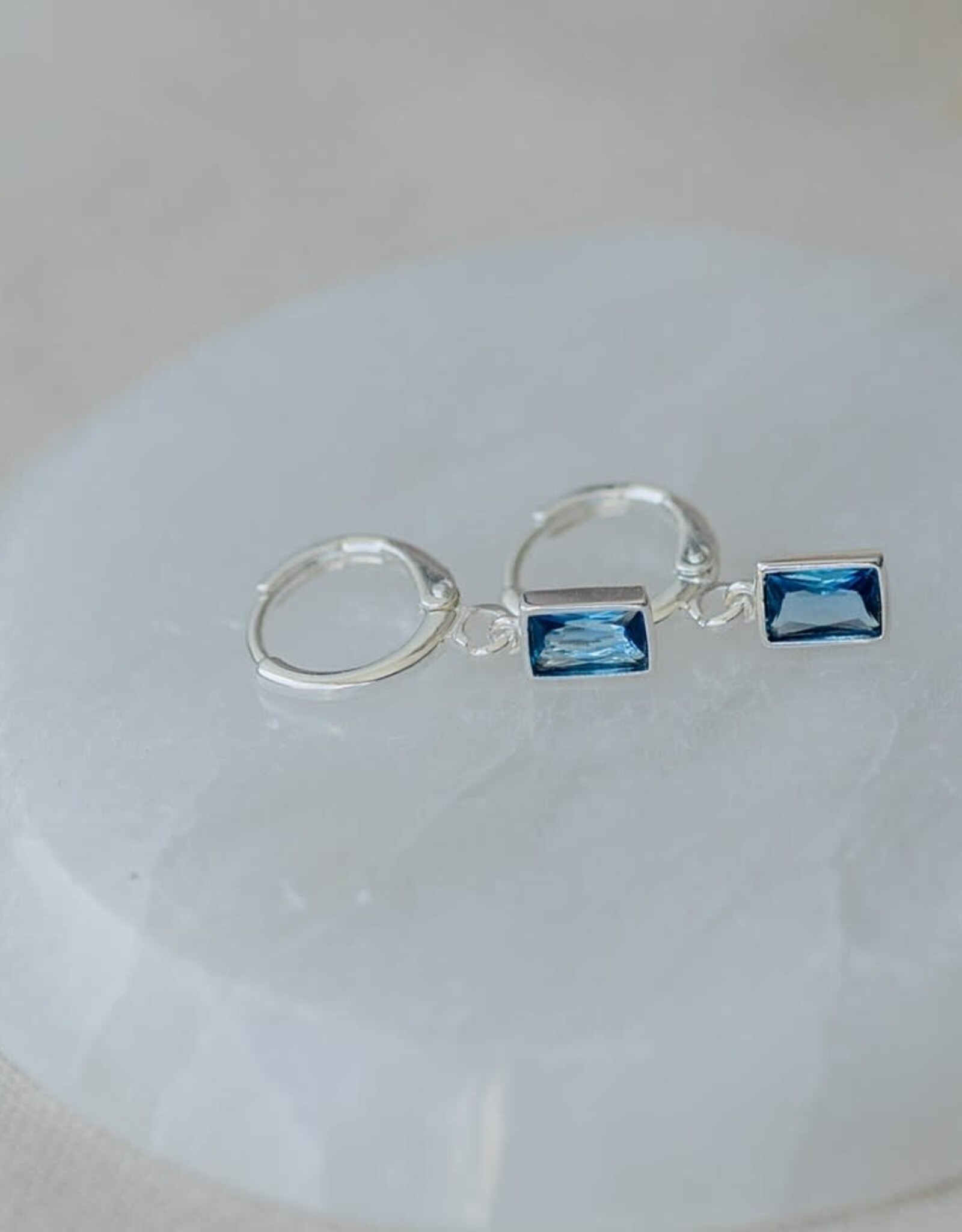 Glee Glee Shine Hoops - Sky Blue