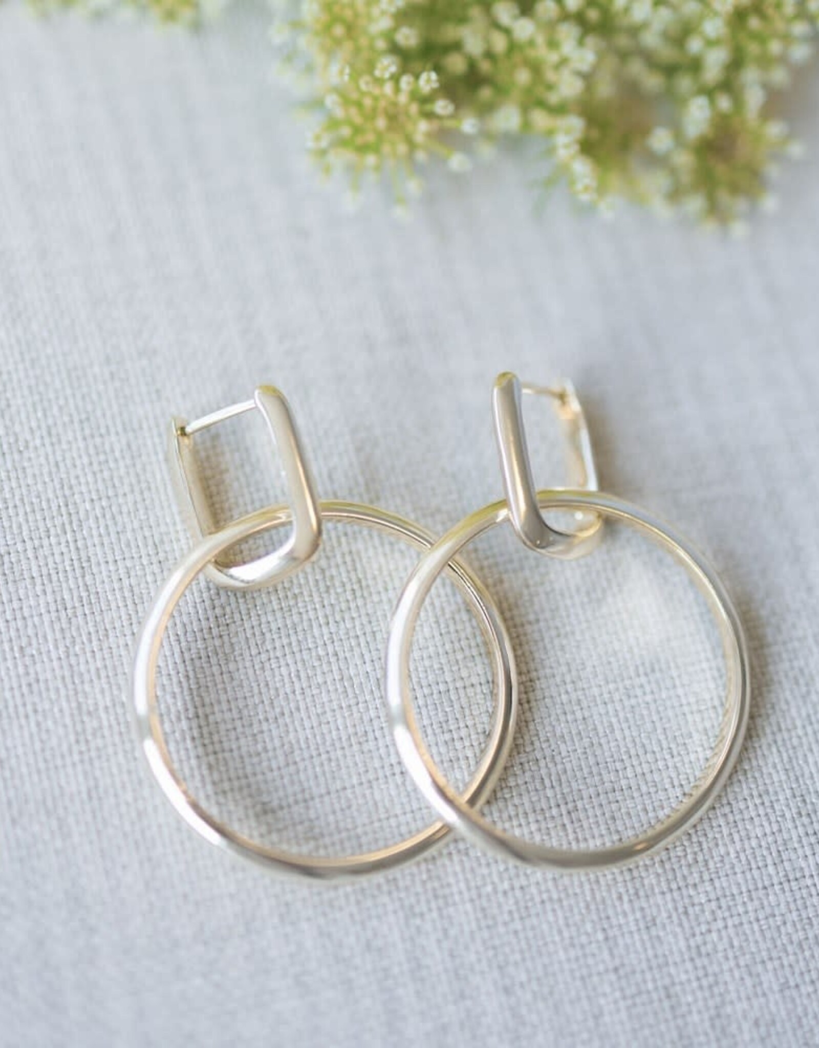 Glee Glee Two Fold Earrings Circle