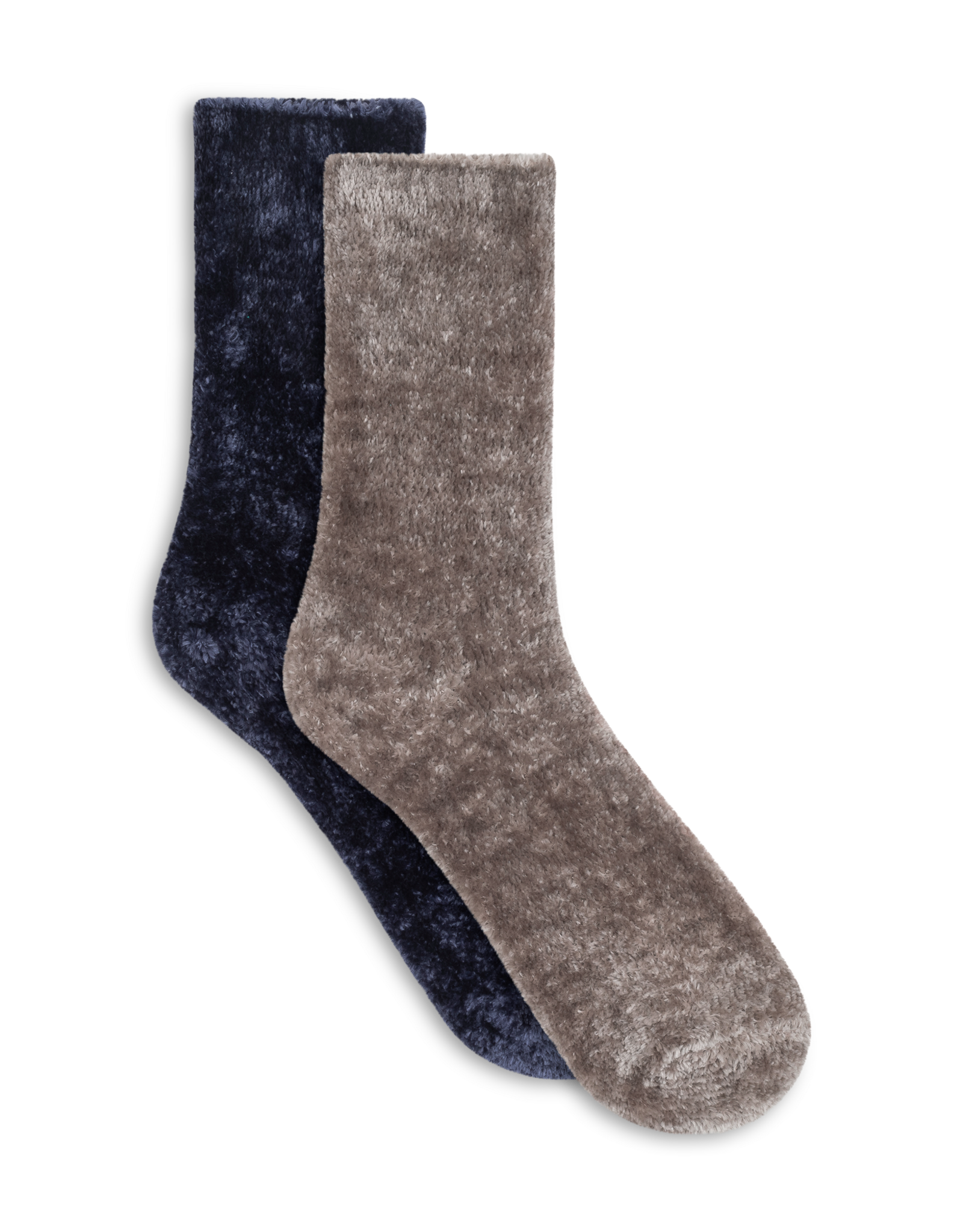 Lemon Loungewear 2PK Liquid Velvet Dream Crew Gift Set - Blue