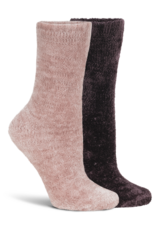 Lemon Loungewear Lemon 2PK Liquid Velvet Dream Crew Gift Set - Pink