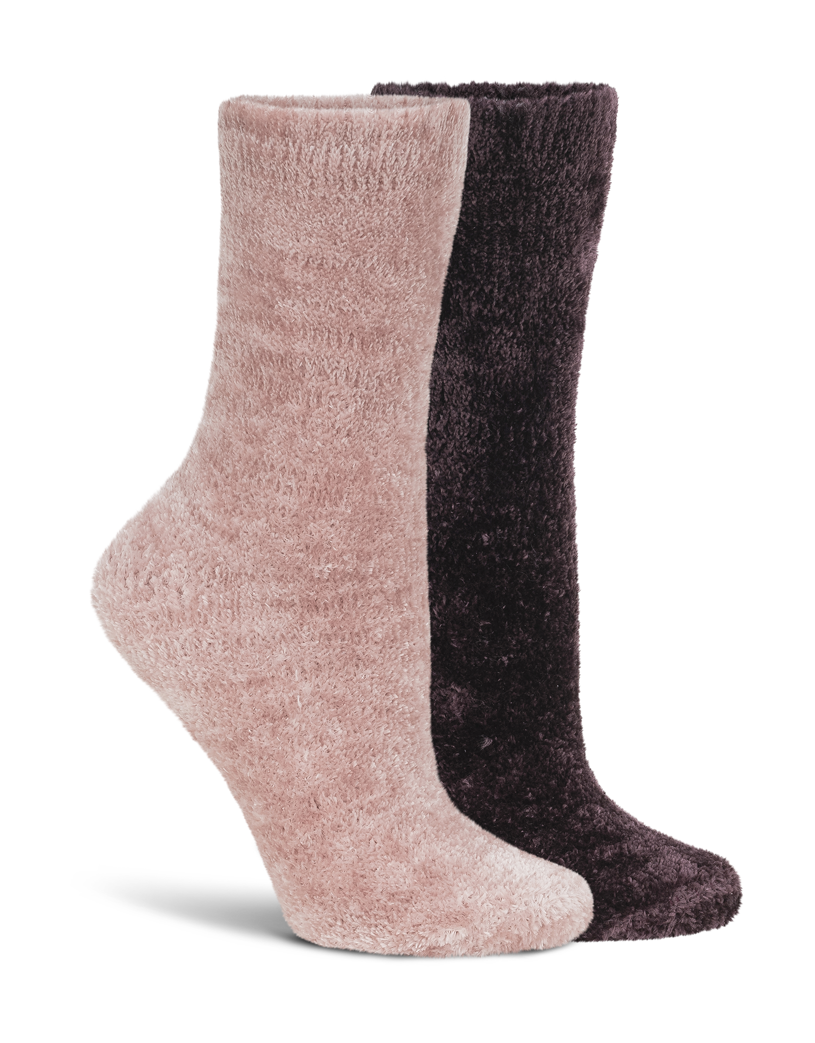 Lemon Loungewear Lemon 2PK Liquid Velvet Dream Crew Gift Set - Pink