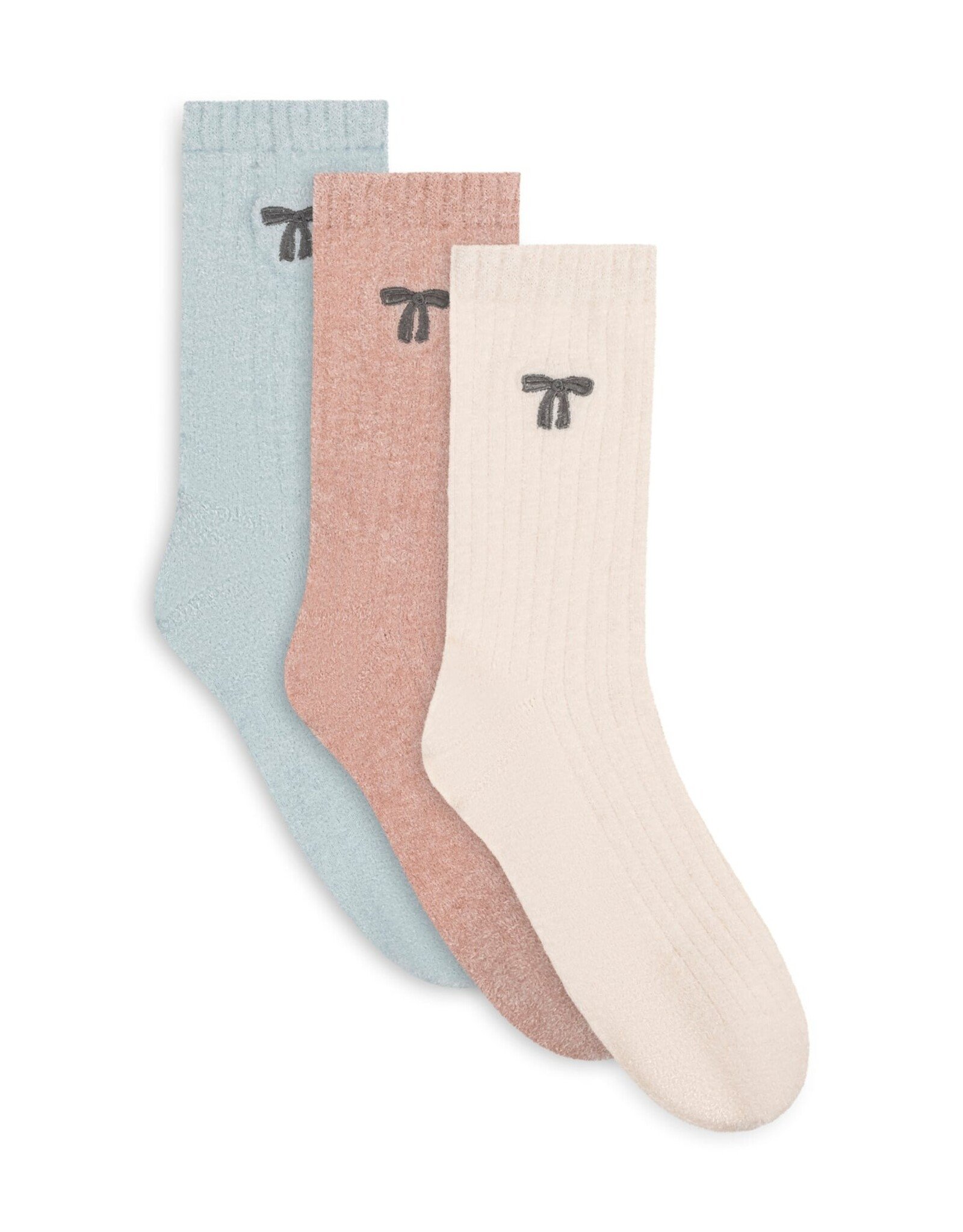 Lemon Loungewear 3Pk Non Terry Velvelt Cozy - Tan