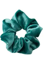 Jackie J Velvet Hair Scrunchie Aqua