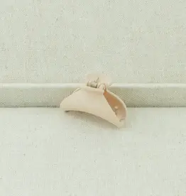 Jackie J Small Moon Shaped Hair Clip Pink