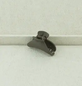 Jackie J Small Moon Shaped Hair Clip Brown