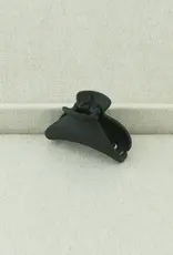 Jackie J Small Moon Shaped Hair Clip Grey