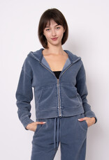 RD Style Haidelyn Mineral Wash Fleece Zipperd Hoody