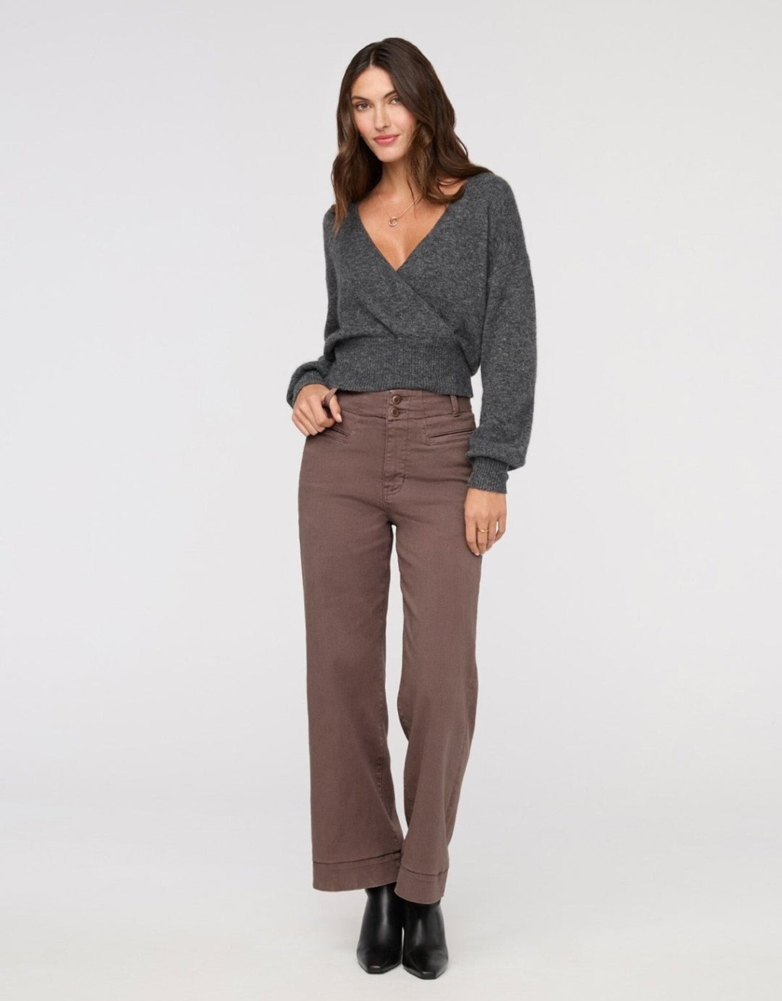 Duer LuxTwill High Rise Trouser - Claystone