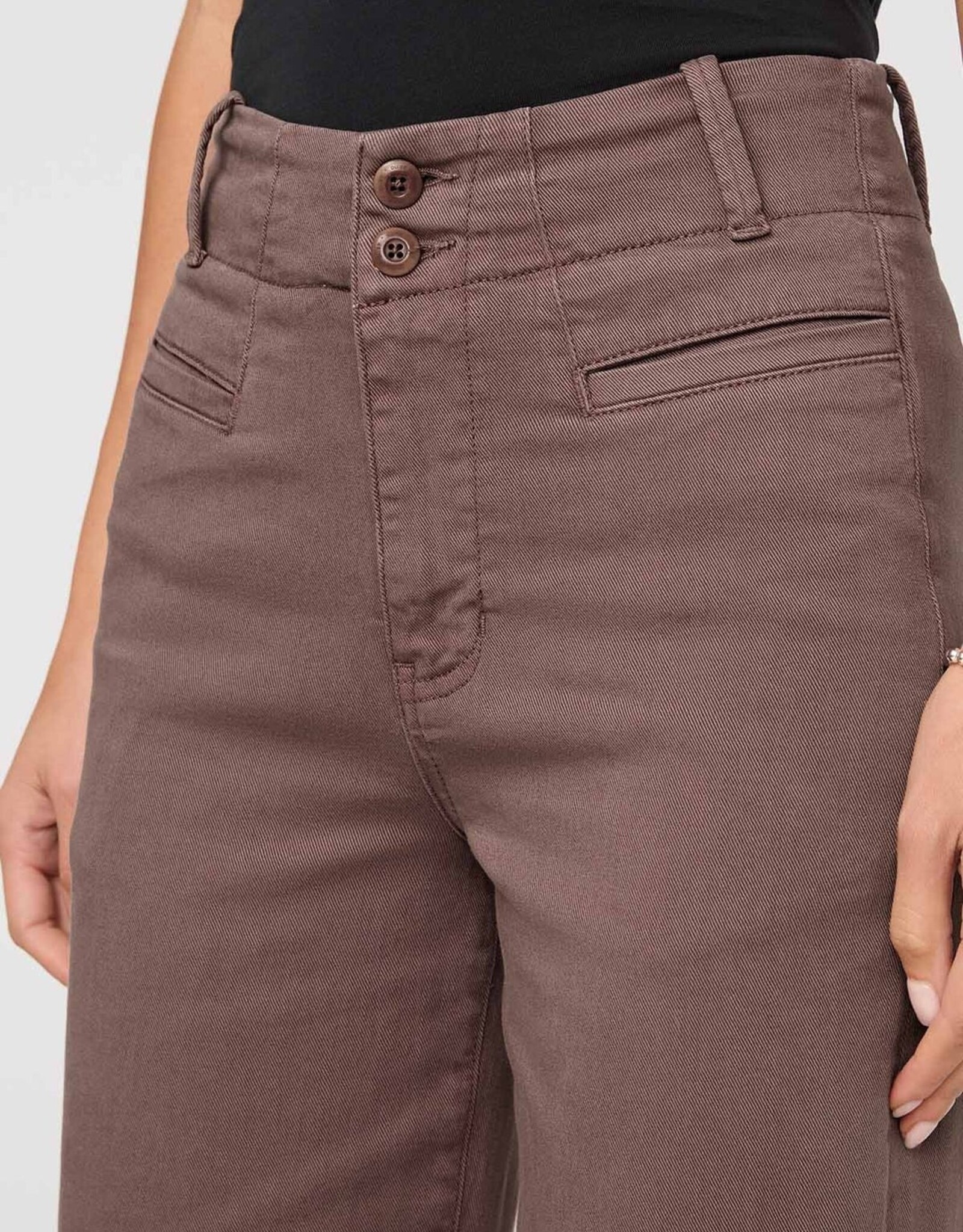 Duer LuxTwill High Rise Trouser - Claystone