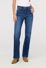 Duer Performance Denim High Rise Straight - Blue Maize