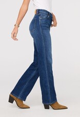 Duer Performance Denim High Rise Straight - Blue Maize