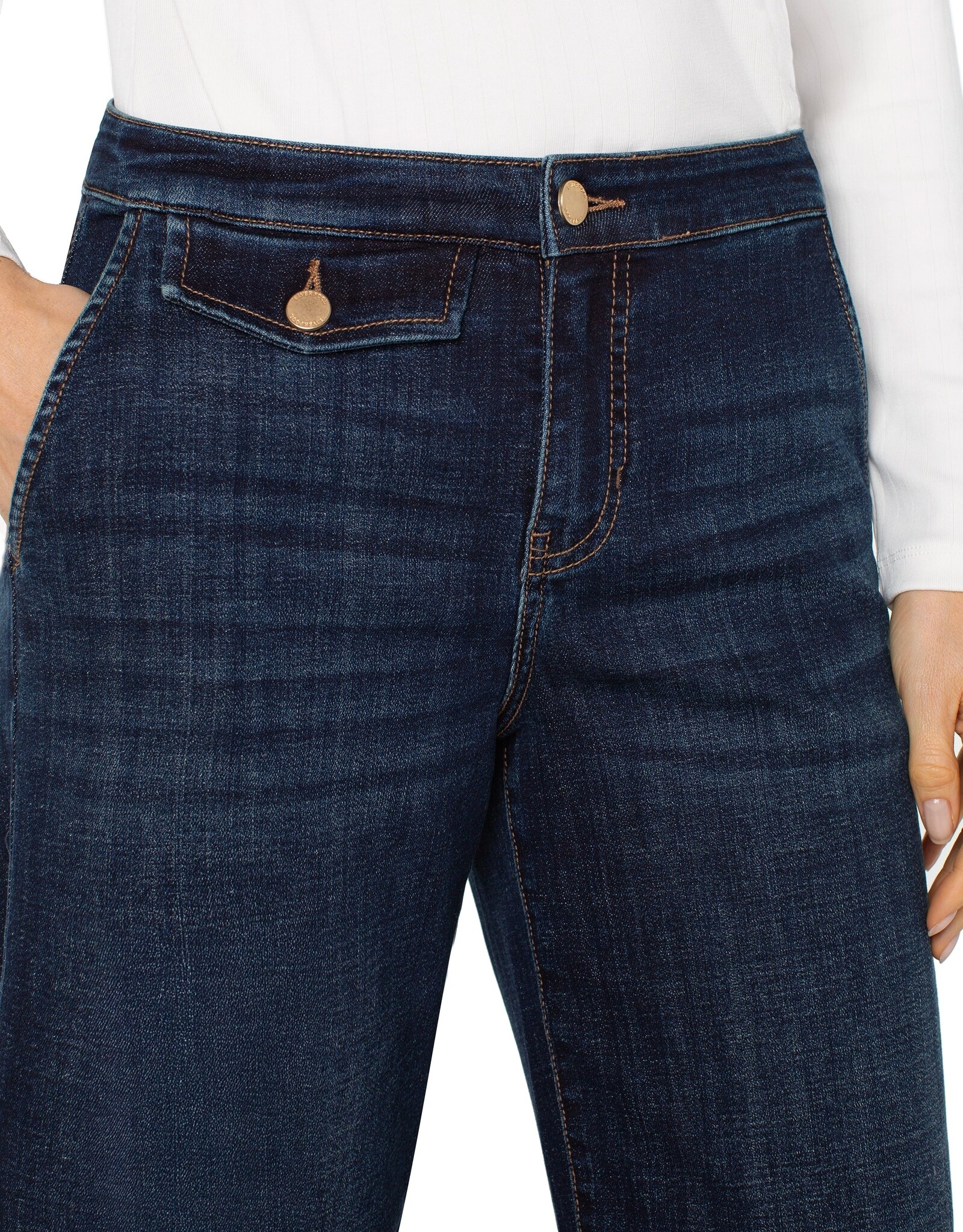 Liverpool Stride Wide Leg Trouser