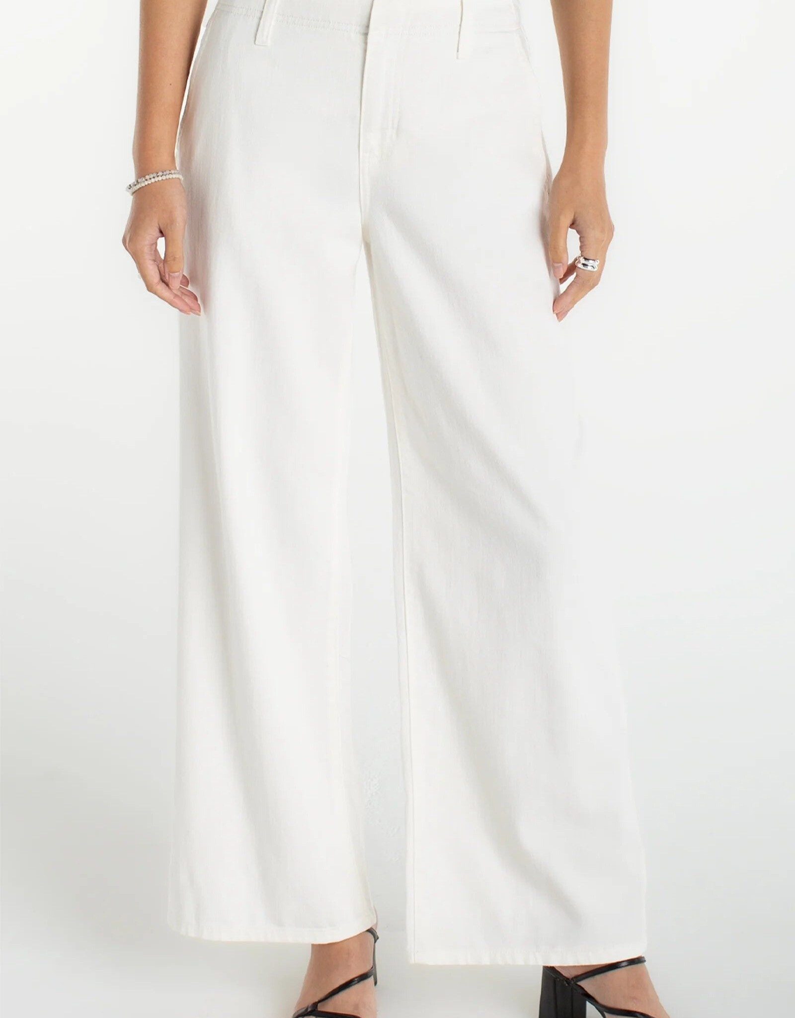 Liverpool Weekender Wide Leg 30" - White