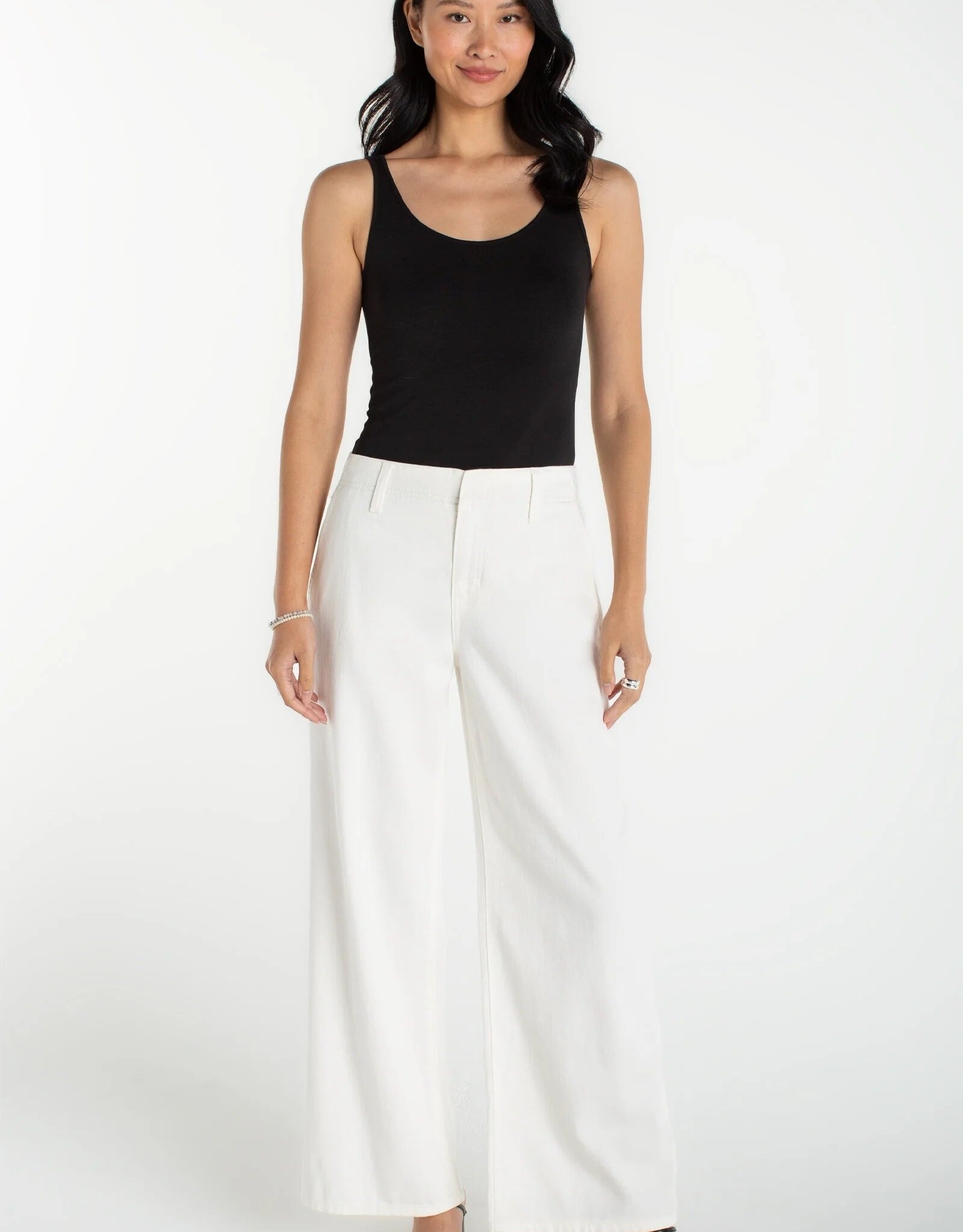 Liverpool Weekender Wide Leg 30" - White