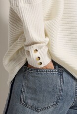 Apricot Chevron Crew Neck Jumper