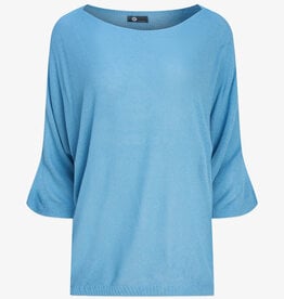 M Made in Italy Split S/S Sleeve Knit Sweater