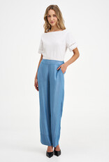 M Made in Italy Tencel Wide Leg Pant
