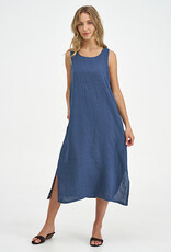 M Made in Italy Linen Sleeveless Loose Dress