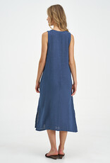 M Made in Italy Linen Sleeveless Loose Dress