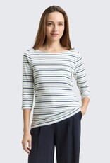 Tom Tailor Boat Nk Striped Top