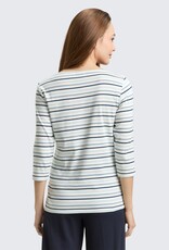 Tom Tailor Boat Nk Striped Top