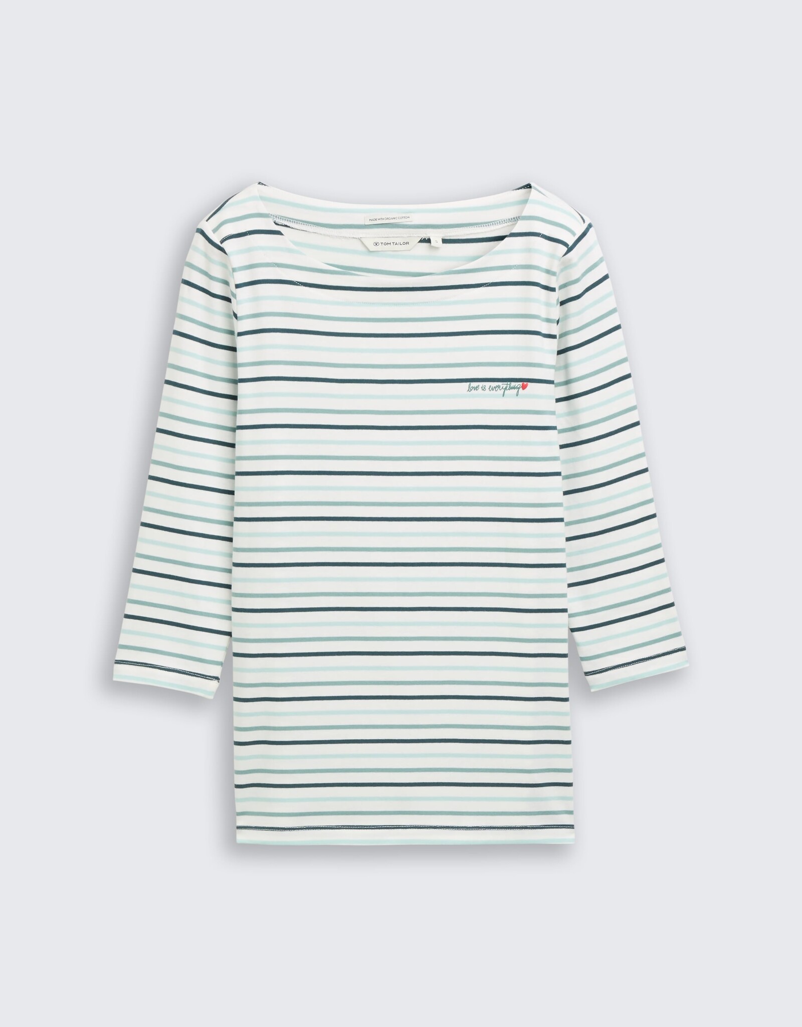 Tom Tailor Boat Nk Striped Top