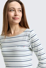 Tom Tailor Boat Nk Striped Top