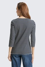 Tom Tailor Boat Nk Striped Top
