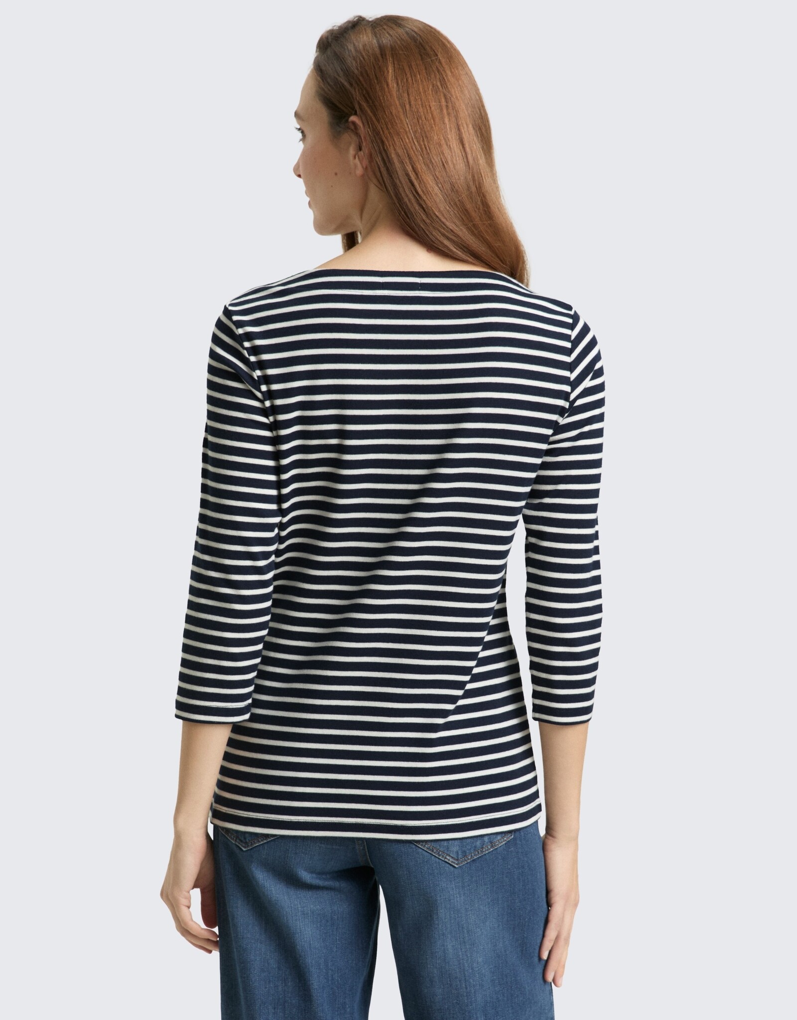 Tom Tailor Boat Nk Striped Top